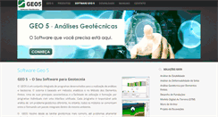 Desktop Screenshot of geo5.com.br