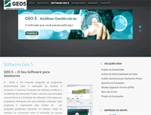 Tablet Screenshot of geo5.com.br